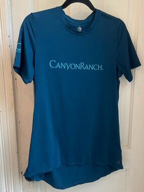 MPG Sport Canyon Ranch Blue Athletic Tee Size M Performance Top